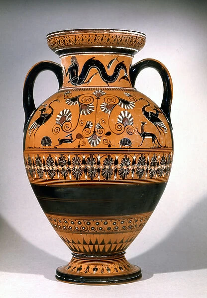 The Northampton Vase, black figure neck amphora, probably Etruria, c
