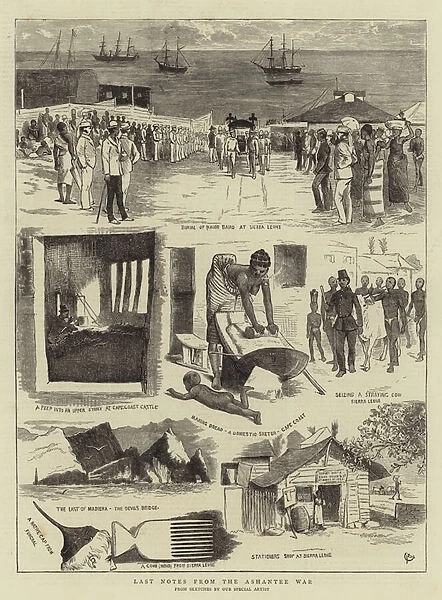 Last Notes from the Ashantee War (engraving)