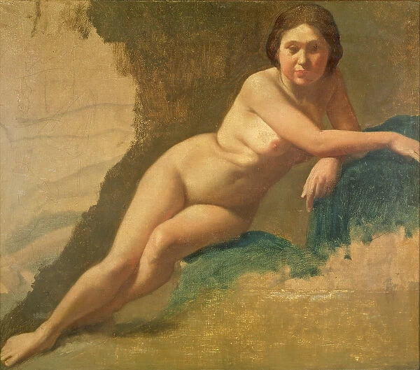 Nude Study, c. 1858-60 (oil on canvas)