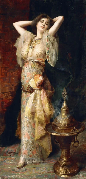 Odalisca, 1898 (oil on canvas)