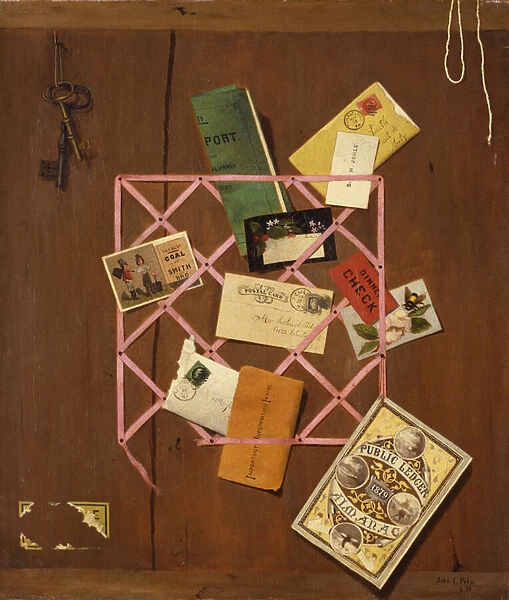 Office Board for Smith Brothers Coal Company, 1879 (oil on canvas)