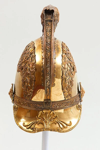 Officers metal helmet, 6th (Inniskilling) Dragoons, c. 1840 (helmet, metal)