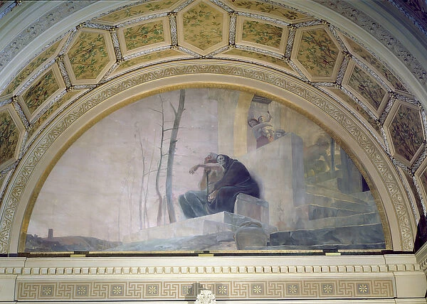 Old Age, from The Three Ages of Man, 1887 (mural)