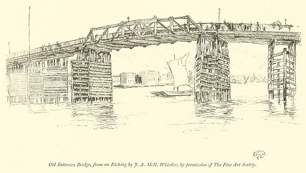 Old Battersea Bridge (engraving)