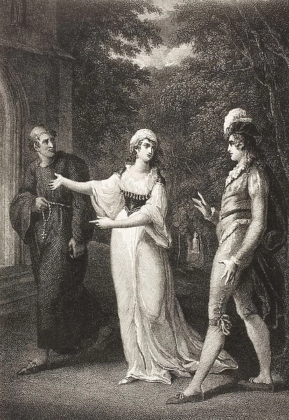 Olivias garden, Act IV, Scene III, from Twelfth Night, Or What You Will