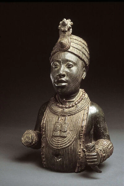 Oni, from Ife, 15th - 16th century (zinc brass)