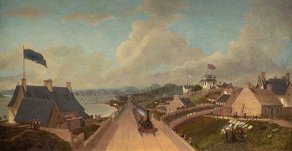 The Opening of the Dundee and Arbroath Railway, c. 1838 (oil on canvas)