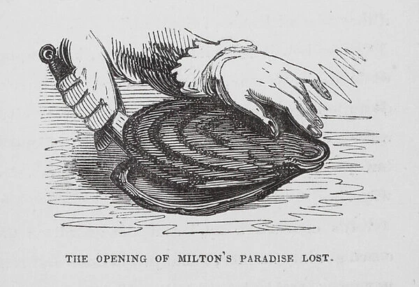 The Opening of Miltons Paradise Lost (engraving)