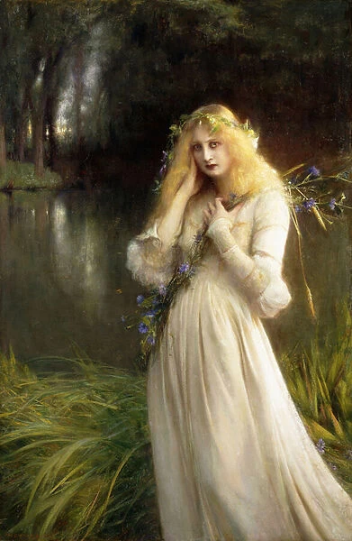 Ophelia, 1909 (oil on canvas)