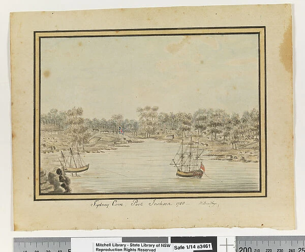 Opp. p. 84. Sydney Cove, Port Jackson. 1788, c. 1802 (w  /  c)