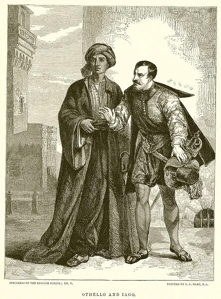 Othello and Iago (engraving)