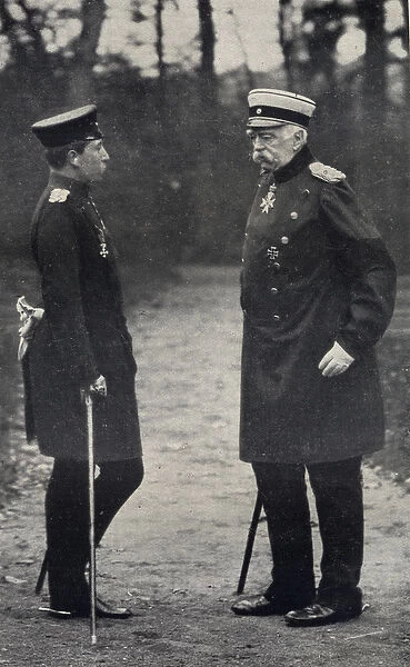 Otto Von Bismarck (1815-1898) German Chancellor and Kaiser Wilhelm II (1859-1941)