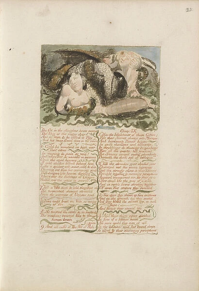 The Ox in the slaughter house moans... plate 26 from