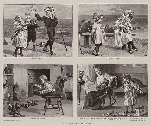 A Page for the Children (engraving)