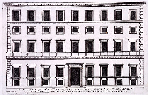 Palazzo of Giovanni Francesco Negroni, Treasurer to Pope Innocent XI (1611-89), Rome