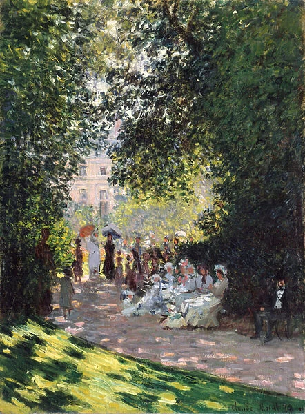 The Parc Monceau, 1878 (oil on canvas)