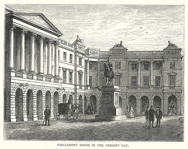 Parliament House in the Present Day (engraving)