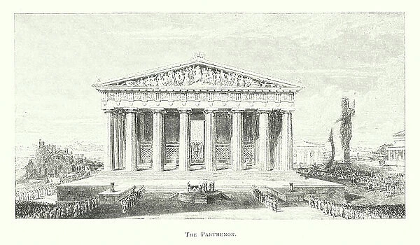 The Parthenon (litho)