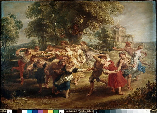 Peasant dance (oil on canvas, 1630-1635)