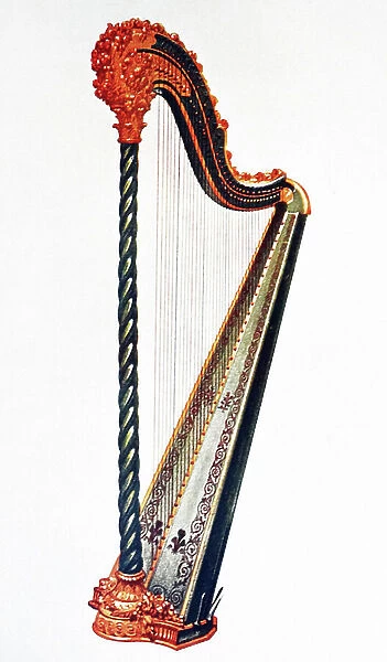 Pedal Harp, 1888