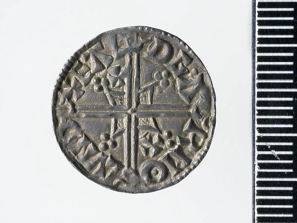 Penny of AEthelred II, London mint, 978 (silver) (reverse of 3706818)