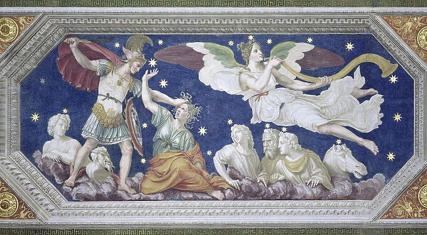 Perseus and the Medusa, ceiling decoration from the Sala di Galatea