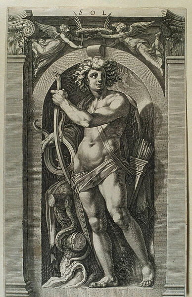 Personification of the Sun, 1613 (engraving)