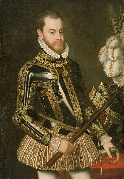 Philip II of Spain (1527-1598), 17th century (oil on canvas)