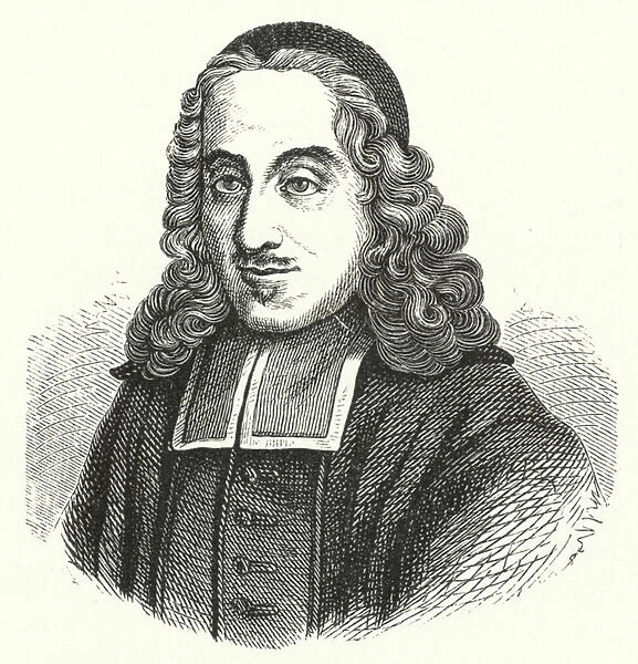 Philipp Spener, German Lutheran theologian (engraving)