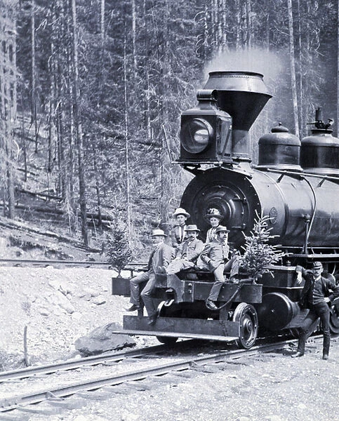Pioneers of the Railroad, Canada, c. 1890 (b  /  w photo)