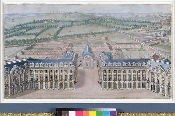 Place Louis-le-Grand and the Capuchin Convent, c. 1705 (gouache on paper)