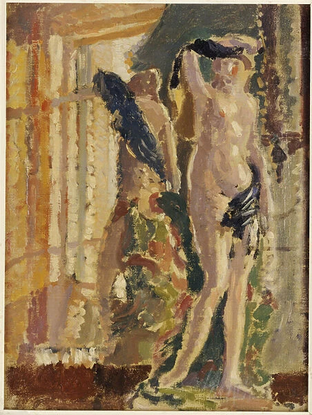 A Porcelain Figurine by a Mirror, 1910 (oil on canvas)