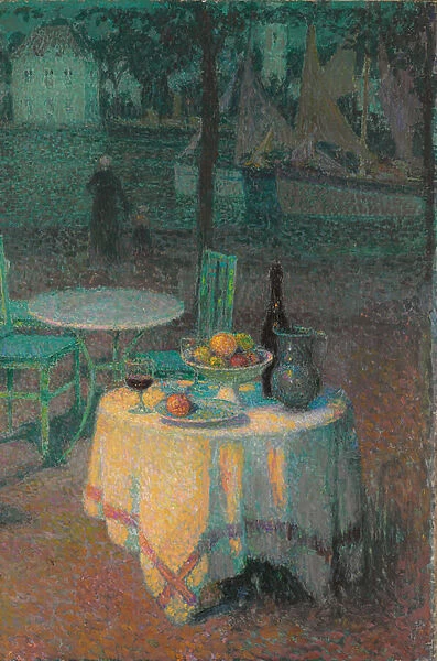Port Cafe; Le Cafe du Port, 1923 (oil on canvas)