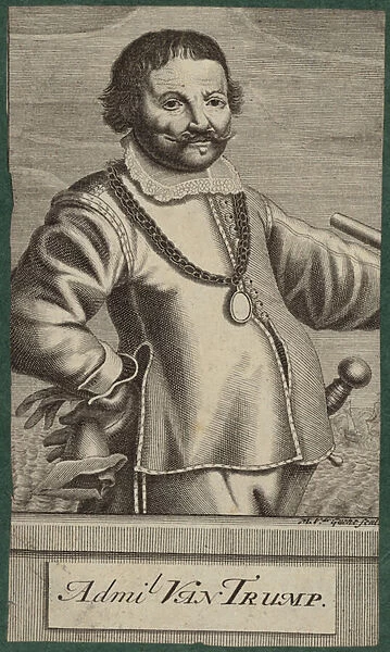 Portrait of Admiral van Trump (engraving)