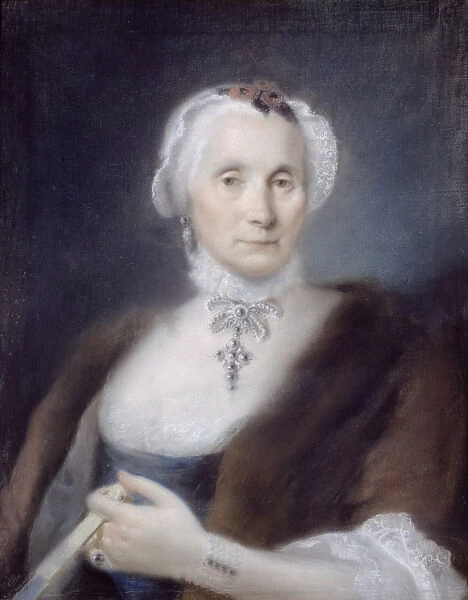 Portrait of the Artists Mother, Cecilia Guardi, 1757 (pastel)