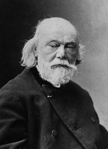 Portrait of Auguste Barthelemi Glaize, c. 1890 (b  /  w photo)