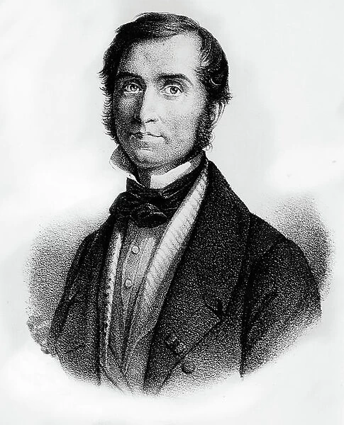 Portrait of Baron Justus von Liebig (1803-1873) German chemist