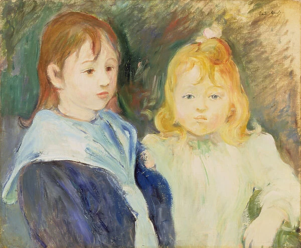 Portrait of Two Children, 1893 (oil on canvas)