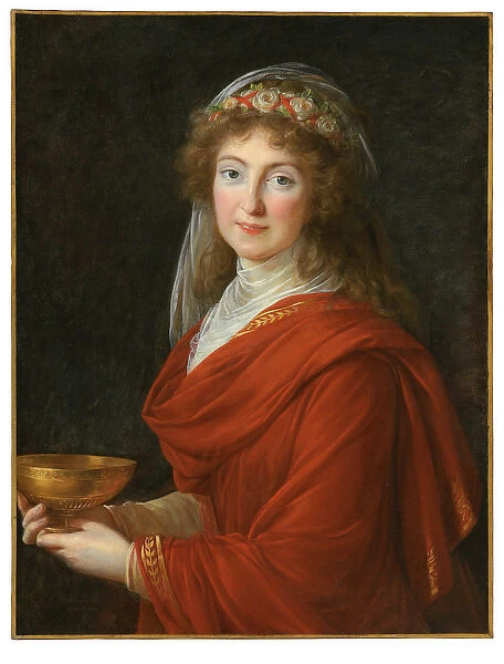 Portrait of the Countess Siemontkowsky Bystry, 1793 (oil on canvas)