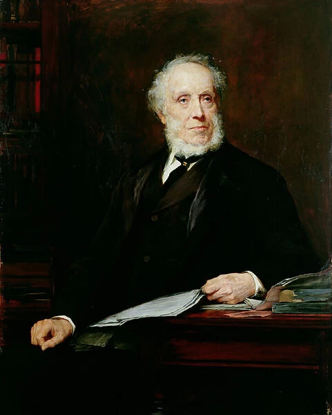 Portrait of Edward Baines Jr (oil on canvas)