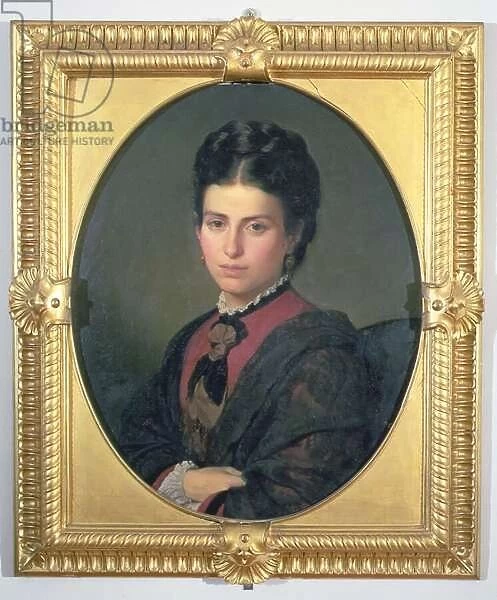 Portrait of Emilia Sampieri, 1870 (oil on canvas)