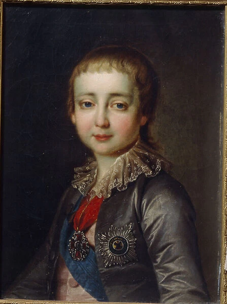 Portrait of the Emperor Aexander I as Child