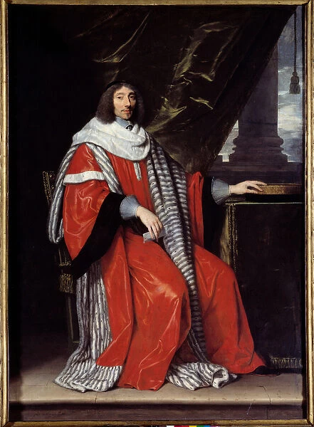 Portrait en pied de Jean Antoine de Mesme (1598-1673) President of the Parlement of Paris