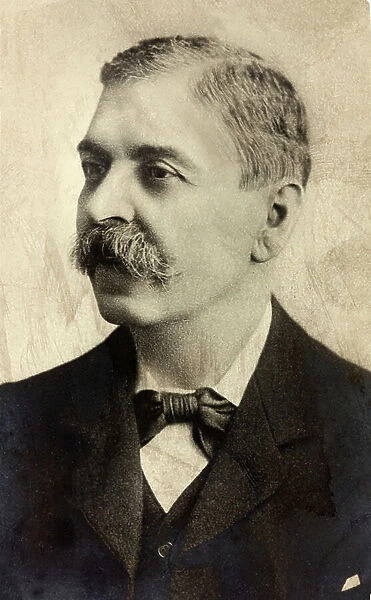 Portrait of Esposito, c. 1860 (b / w photo)