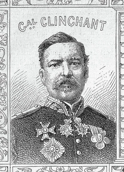 Portrait of French general Justin Crinchant, Franco Prussian War