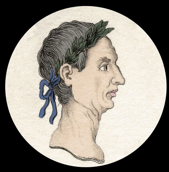 Portrait of Gaius Julius Caesar (then Jules cesar) (100-44 BC)