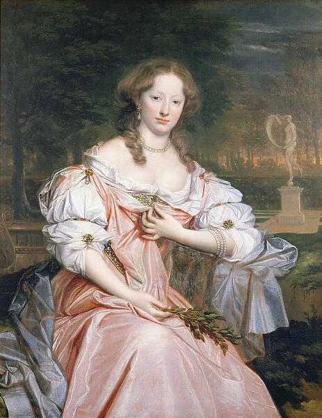 Portrait of Grace Wilbraham (1656-1744) (oil on canvas)