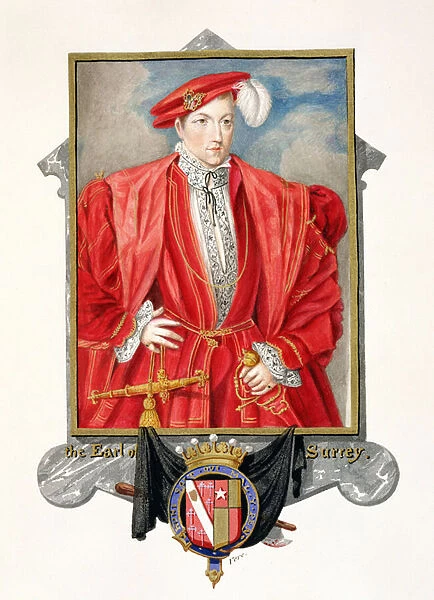 Portrait of Henry Howard (c. 1517-47) Earl of Surrey from