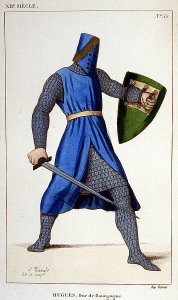 Portrait of Hugh III, Duke of Burgundy (11148-1192)