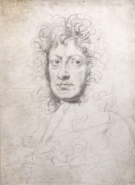 Portrait of James II (1633-1701) (pencil on vellum)